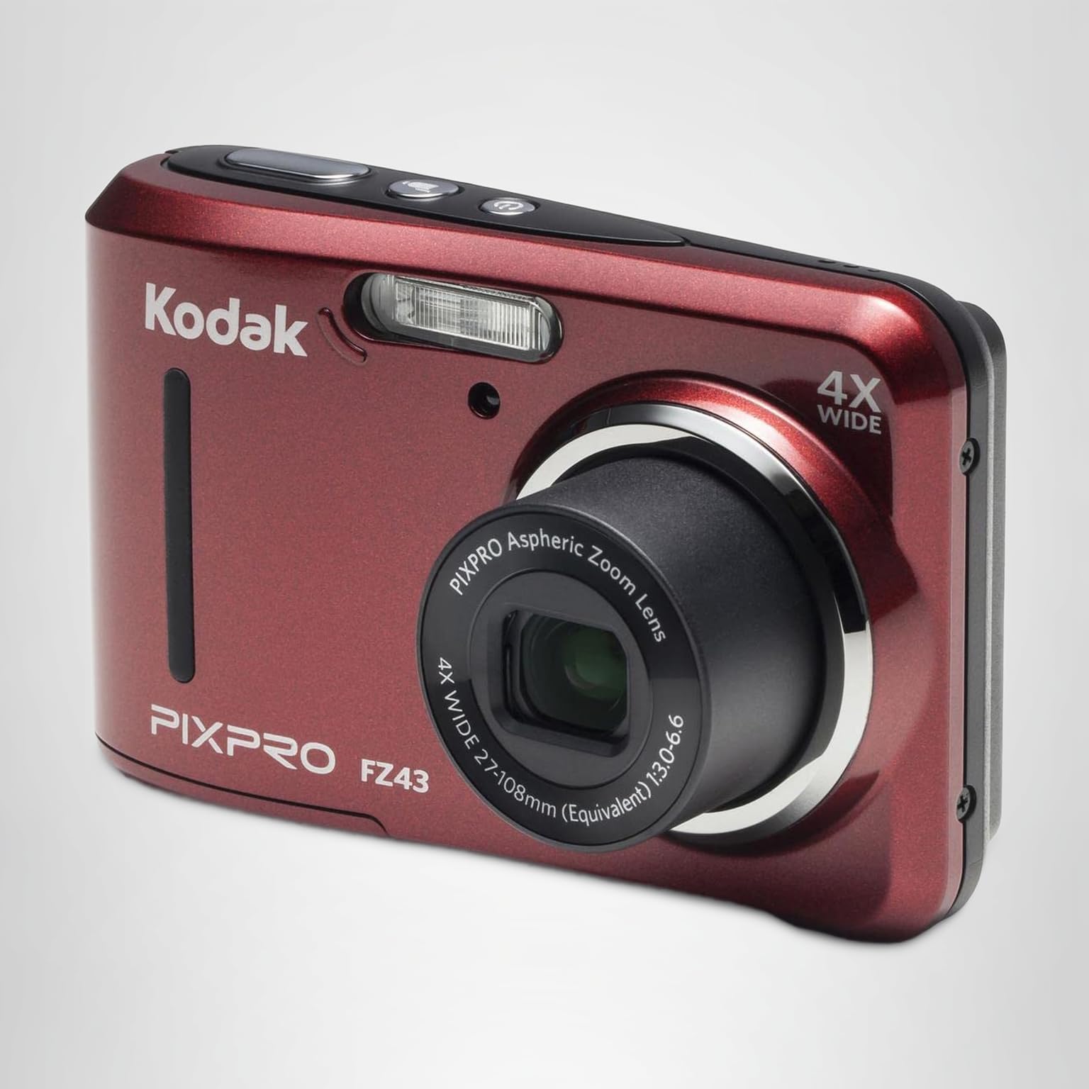 Amazon.com : Kodak PIXPRO Friendly Zoom FZ43-RD 16MP Digital